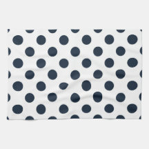 Mörk Blåblå polka dots