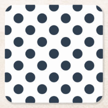 Mörk Blåblå polka dots