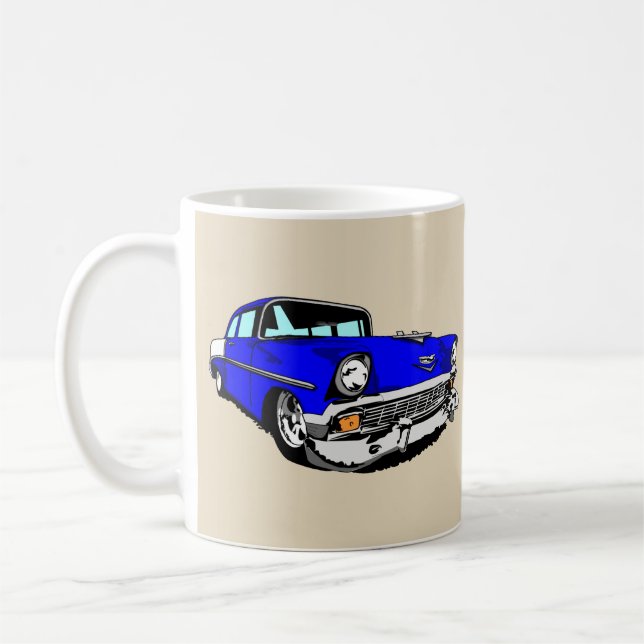 Mörk - blått 57 Bel Air Kaffemugg (Vänster)