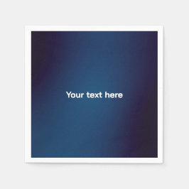 Mörk blått Abstrakten Mönster | Lägg till text Pappersservett