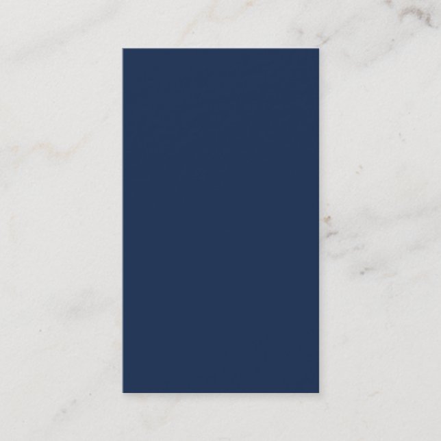 Mörk blått anpassat tomrum i Monaco Blue Trend Fär Visitkort (Framsida)