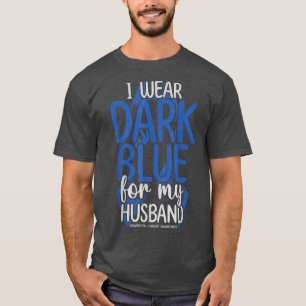 Mörk blått bandcancerbekämpare Make Colorectal T Shirt