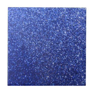 Mörk blått bild av glitter kakelplatta
