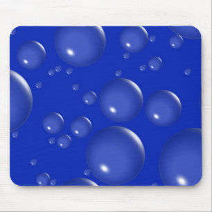 Mörk - blått bubblar Mousepad Musmatta