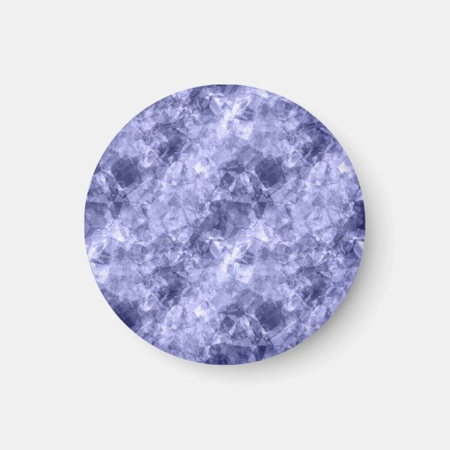 Mörk blått centrala Struktur Magnet (Framsidan)