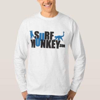 Mörk - blått - design #2 för surfaMunkey T-shirt