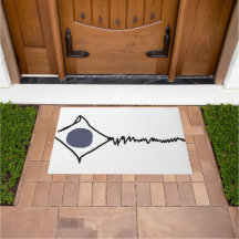 Mörk blått Dot Broken Kite