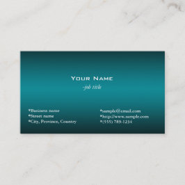 mörk blått, enkel, skuggig visitkort