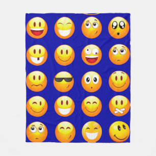 mörk blått filt för emojis