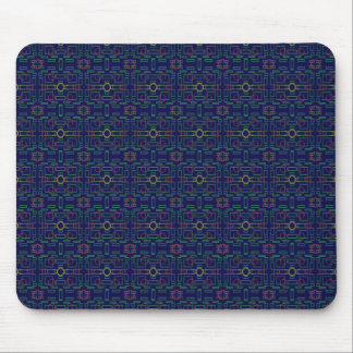 Mörk blått geometrisk Mousepad Musmatta