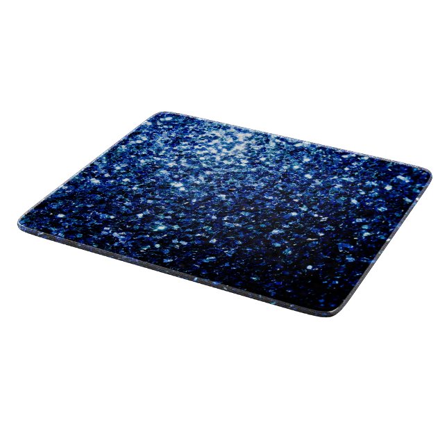 Mörk blått glänsande faux glitter-sparkler (Hörn)