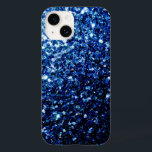 Mörk blått glänsande faux glitter-sparkler<br><div class="desc">Mörk blått glänsande faux glitter-glänsslen Fodral-Mate iphone case. Vackra glamorösa blanka glitter-glänsar. Foto av blå gnistor,  inte glitter!</div>