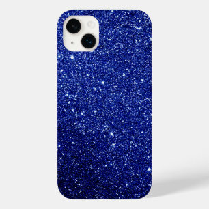Mörk blått Glitter-design