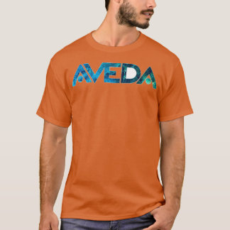 Mörk blått Grönt Marble Aveda T Shirt