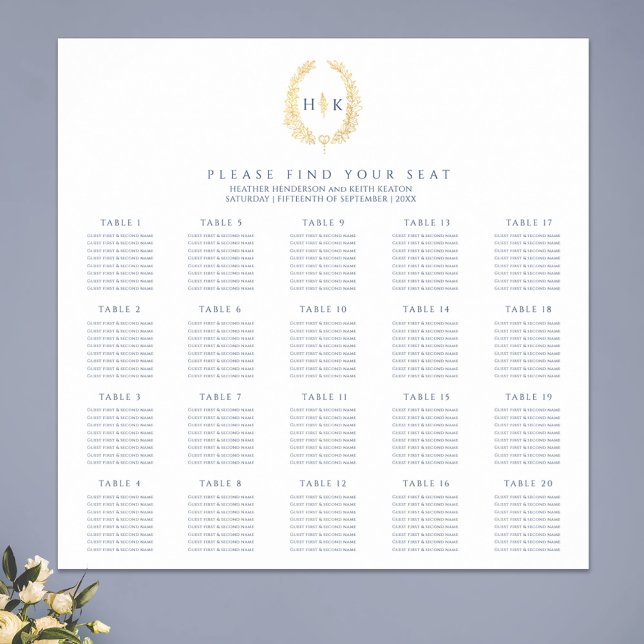 Mörk blått guld löv ovala utandningsluften bröllop poster (Skapare uppladdad)