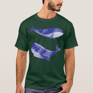 mörk blått havsval t shirt