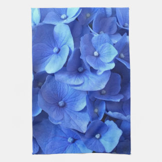 Mörk blått Hydrangeus Kökshandduk
