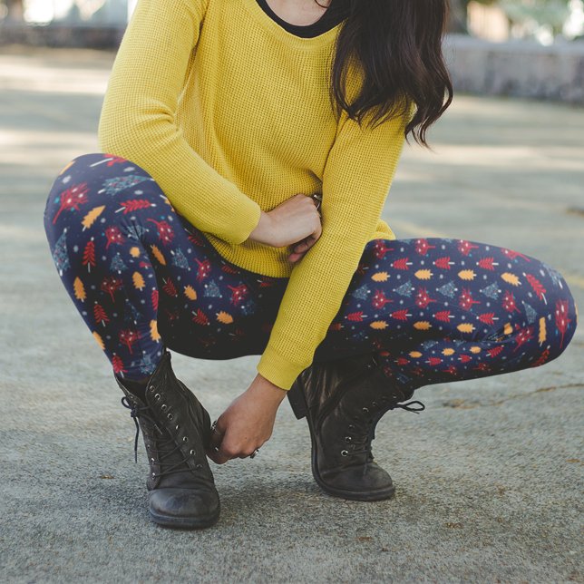 Mörk blått Julafton Träd, jul Pajama Byxor (Skapare uppladdad)