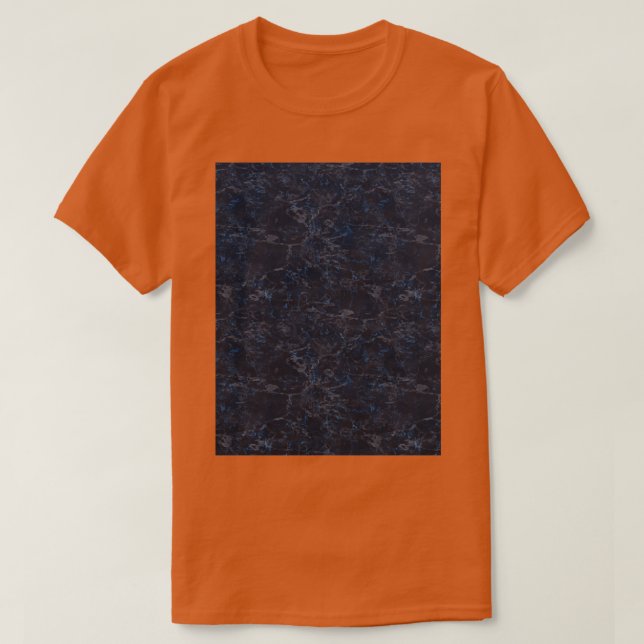 Mörk blått marmor t shirt (Design framsida)