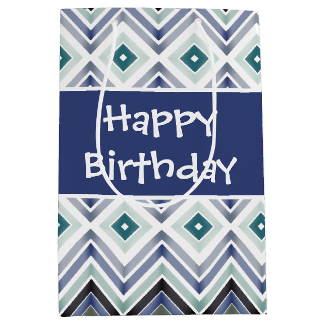 Mörk blått mönster (Framsidan)