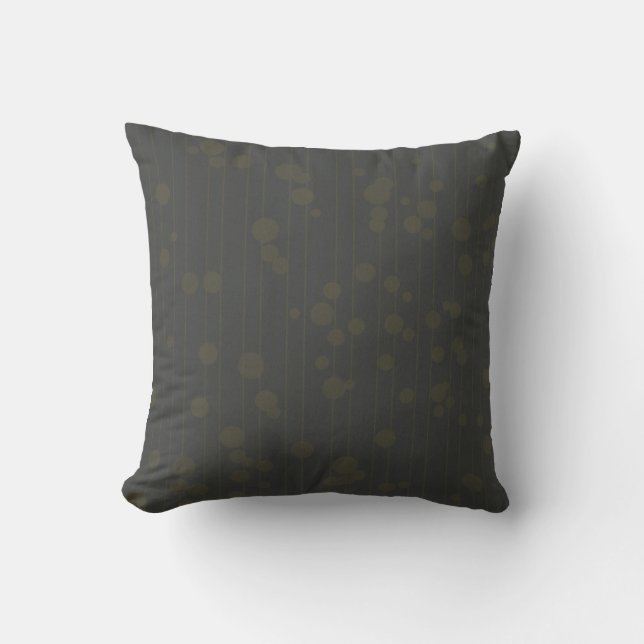 Mörk blått och Grått American MOJO Pillow Kudde (Framsida)