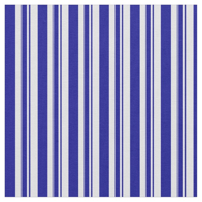 Mörk blått och lavender Stripe/LINDA Mönster Tyg (Närbild)