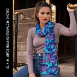 Mörk blått och Lila Camouflage Chiffon Sjal<br><div class="desc">Mörk blått och Lila Camouflage Chiffon Scarf. Roligt för varje videokamera älskare. Visa alla mina butiker här https://bit.ly/SandyspiderStores Kontakta mig på admin@giftsyoutreasure.com</div>
