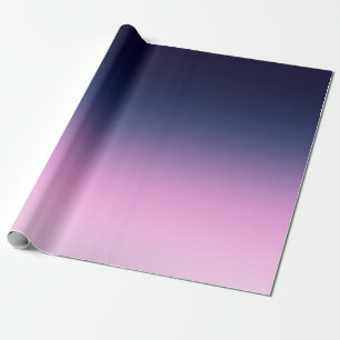 Mörk blått och ljus rosa övertoning presentpapper