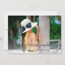 Mörk blått och mäktiga rand Student-meddelande