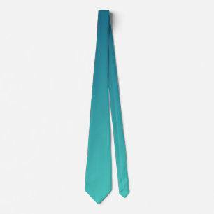 Mörk blått och mjuk Yan Aqua Gradient Ombre Slips