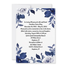 Mörk - blått och vitt minne