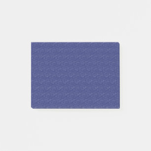Mörk - blått post-it block