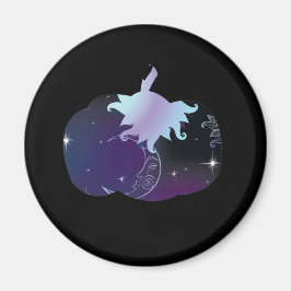 Mörk blått Pumpkin Magnet