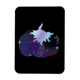 Mörk blått Pumpkin Magnet