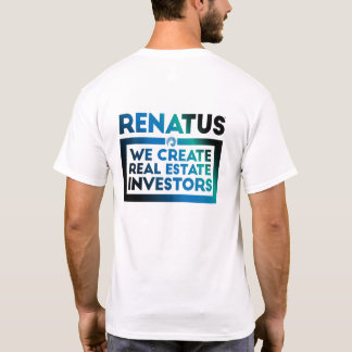 Mörk blått renatus-blocktagg t shirt