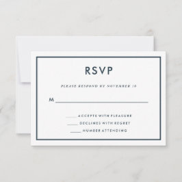 Mörk blått resetema Bröllop | Karta på baksidan OSA Kort