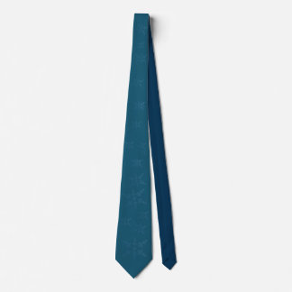 Mörk blått Snöflingor Neck Tie Slips