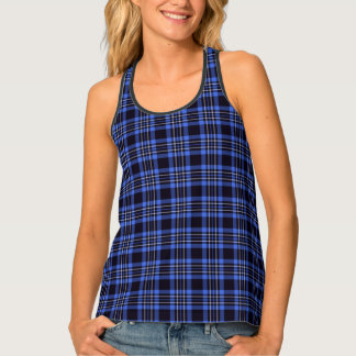 Mörk blått Tartan Play Mönster