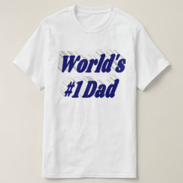 mörk blått text för pappa t shirt