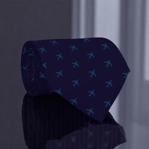 Mörk blått upprepade Flygplan Slips