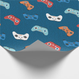 mörk blått videospelsstyrenheter presentpapper