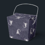 Mörk blått Vintage Grunge Scorpion Presentaskar<br><div class="desc">Vintagens favoritruta i blå accenter.</div>