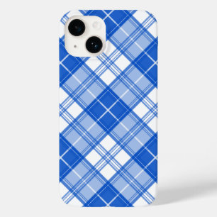 Mörk blått vit Tartan Mönster yxm0uat9 diagonal