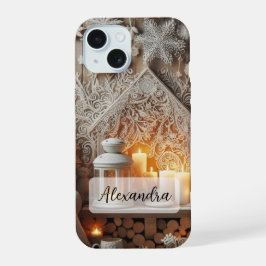 Mörk blått, Vita vinterscenen Handflatan Träd Snow