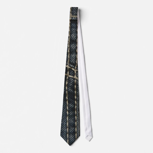 Mörk - blåttDenim Slips (Framsida)