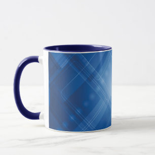 Mörk - blåtthigh techbakgrund mugg