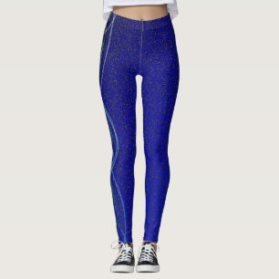 Mörk - blåttljus leggings