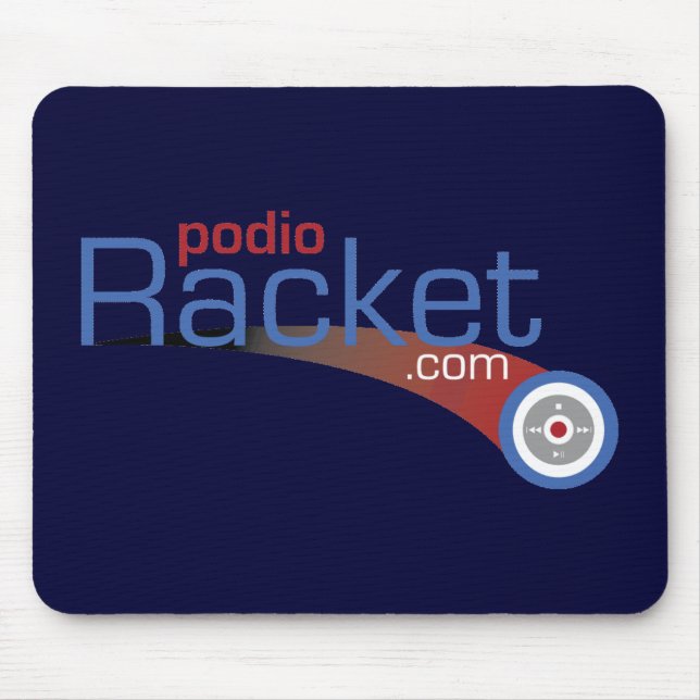 Mörk - blåttmusen vadderar musmatta (Framsidan)