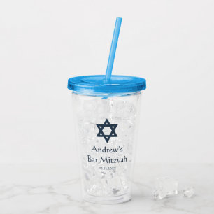 Mörk - blåttpubMitzvah personlig Take Away Mugg