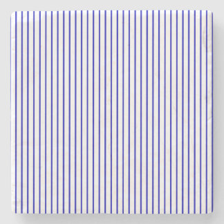 Mörk - blåttvitstreck underlägg sten